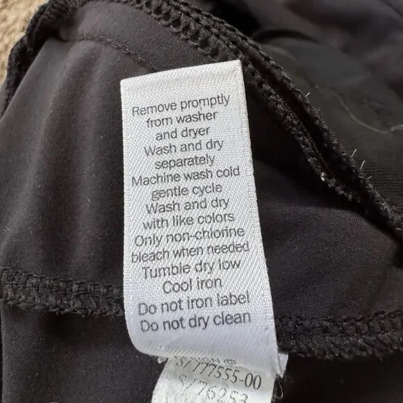 Athleta Soho Jogger Pants Womens 8 Black Pull On Tapered Lightweight Gym Yoga - Picture 5 of 9